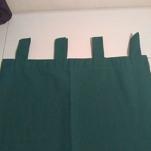 Hunter green curtains